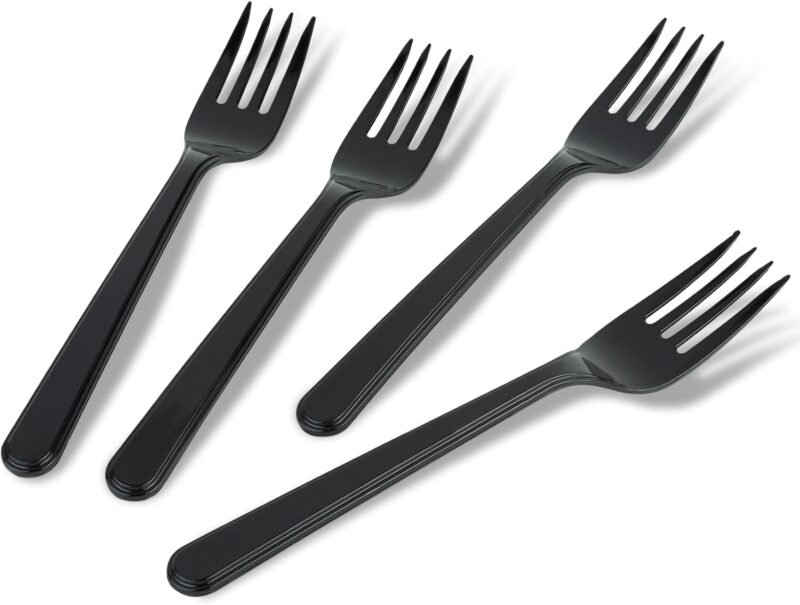 Pirun plastike e zezë (pako 50cp) - Image 2