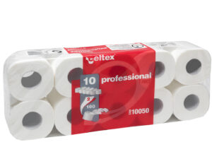 Letër higjienike PROFESSIONAL RED – 160 fletë × 12 pako – Kodi C10050