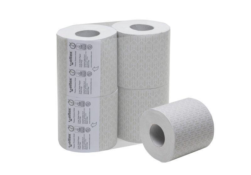 Letër higjienike TISSUE FLOWERS HOTEL – 180 fletë × 10 pako – Kodi C10100-CX