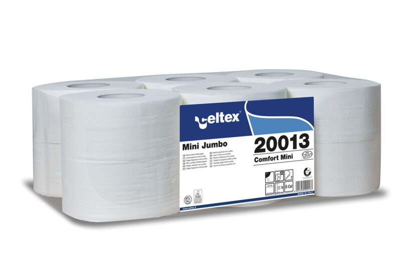 Letër higjienike COMFORT MINI-JUMBO – 130 m × 12 rrotulla – Kodi C20013