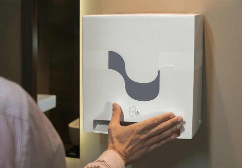 Dispenser E-CONTROL i bardhë me sensor – Kodi C95420 - Image 2
