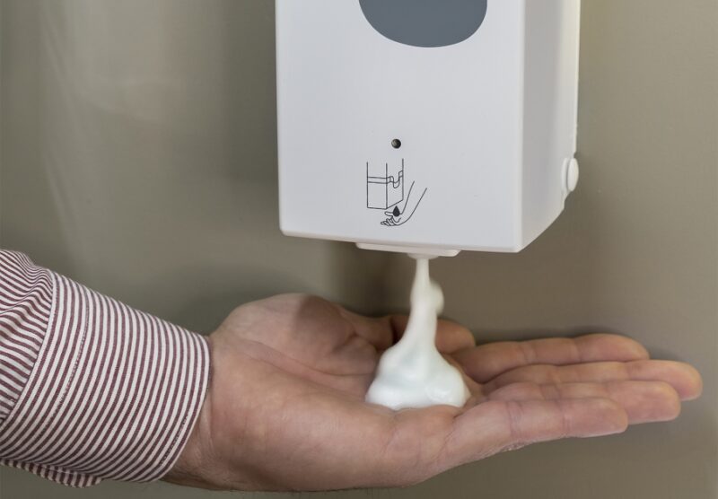 Dispenser sapuni me shkumë E-CONTROL FOAM SOAP – White Battery – Kodi C95520 - Image 2