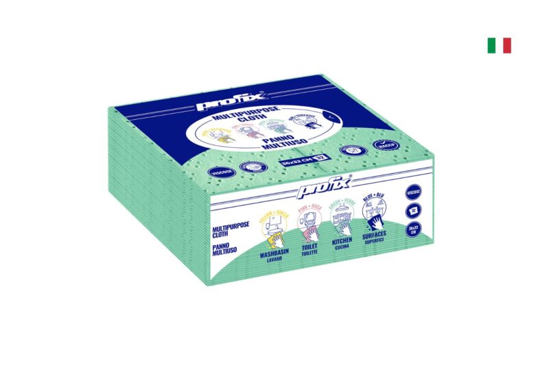 Pëlhurë pastrimi PROFIX – Green Z – 32×36 cm (32 copë × 15 pako) – Kodi H066946I