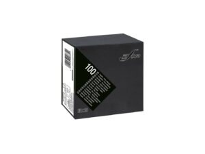 Peceta INFIBRA TOUCH – Black – 25×25 cm (100 copë × 30 pako) – Kodi I-0341