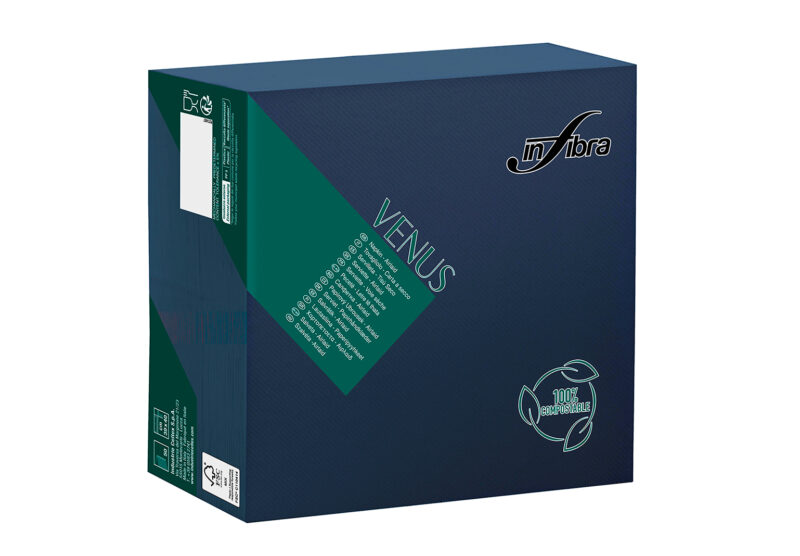 Pecetë dekorative INFIBRA VENUS – V.Blu – 39×39 cm (50 copë × 16 pako) – Kodi I-1904