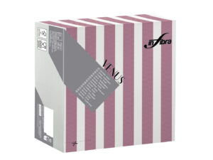 Peceta tavoline – INFIBRA VENUS– Chevron Bordeaux – 39×39 cm (50 copë × 15 pako) – Kodi I-1914