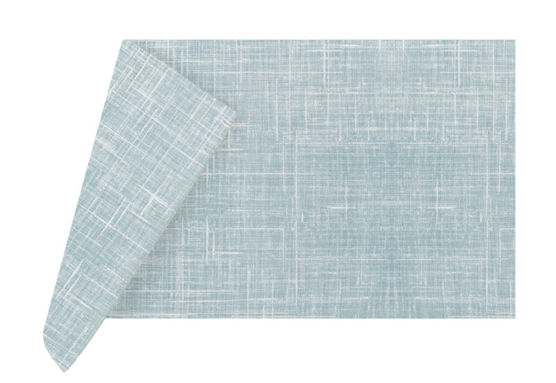 Mbulesë tavoline dekorative INFIBRA VENUS – Lin Blu Ottanio – 100×100 cm (25 copë × 2 pako) – Kodi I-1976