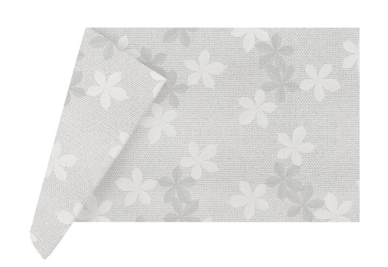 Mbulesa tavoline dekorative INFIBRA VENUS – Fleurs Grigio – 100×100 cm (25 copë × 2 pako) – Kodi I-1979