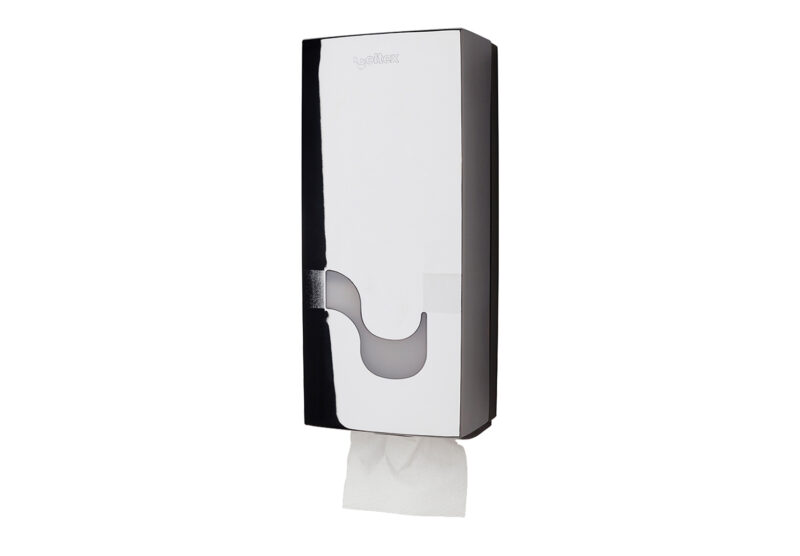 Dispenser MEGAMINI krom për letër higjienike të palosur – Kodi C93260