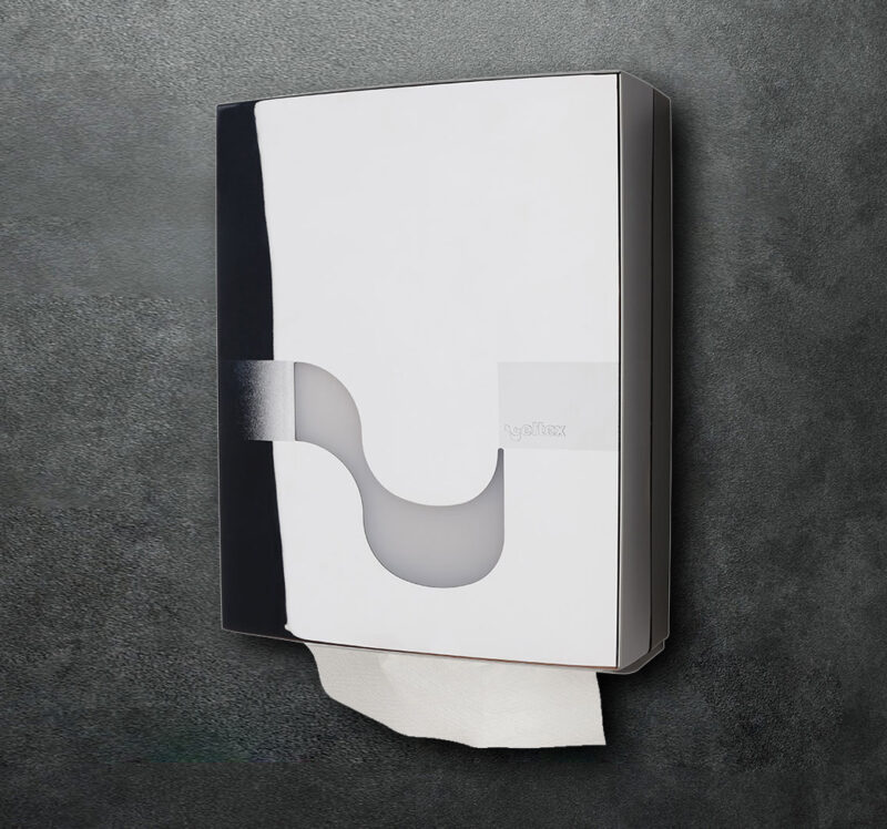 Dispenser MEGAMINI krom për letra të palosura – Kodi C93100 - Image 2