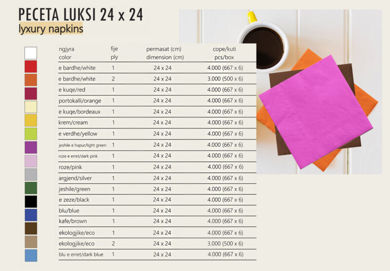 Peceta Luksi 24 x 24 cm - Image 2