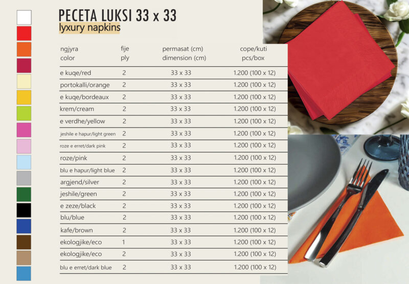 Peceta Luksi 33 x 33 cm - Image 2