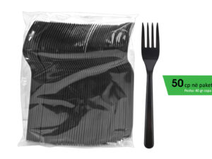 Pirun plastike e zezë (pako 50cp)