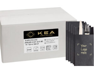 Peceta Xhep Airlaid 33 x 40 cm Ngjyrë e Zezë