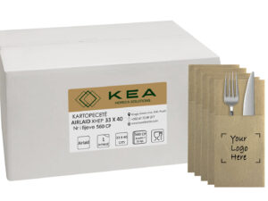 Peceta Xhep Airlaid 33 x 40 cm Wood