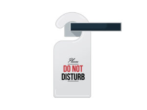 Do Not Disturb Door Hanger
